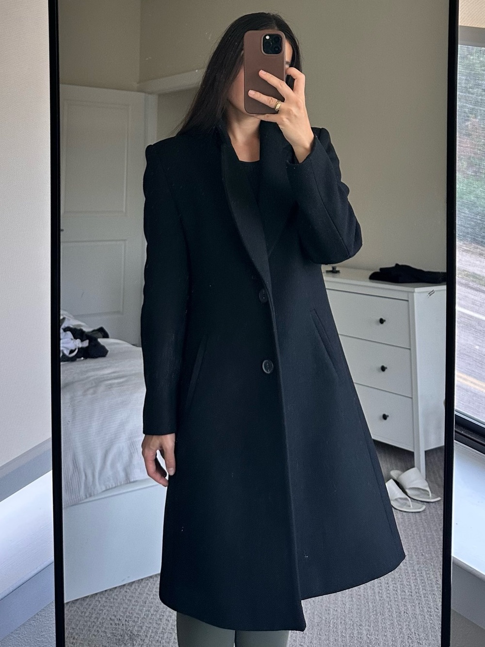 Zara wool blend coat